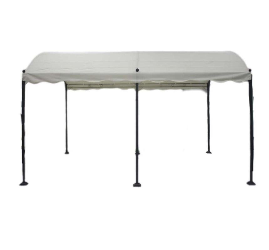 PVC 3x4x2.75M Ferro curvo Gazebo esterno Archi Arboretti Pergole Ponte per giardino
